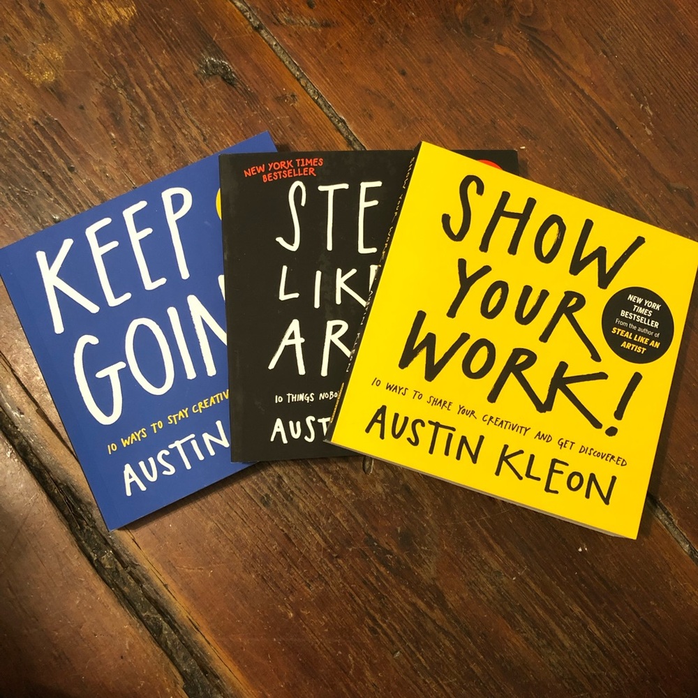 3 NEW Austin Kleon books